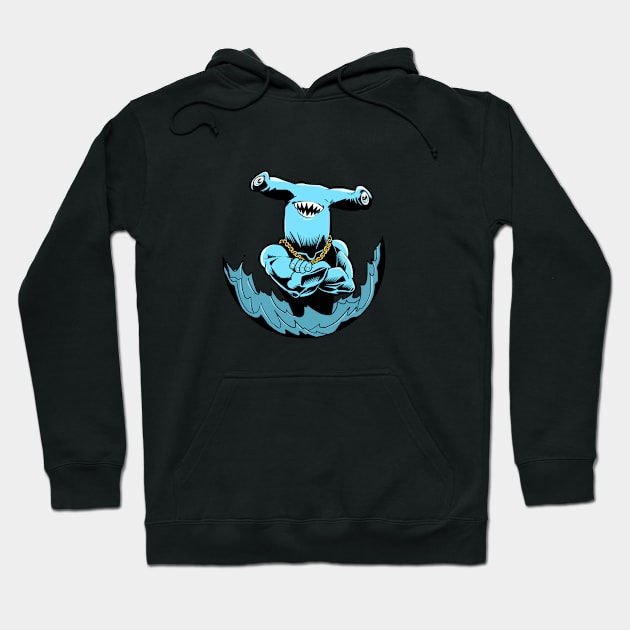 Hammerhead Shark Hoodie by TomiAx